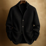 Men's Ribbed Button-Front Cardigan