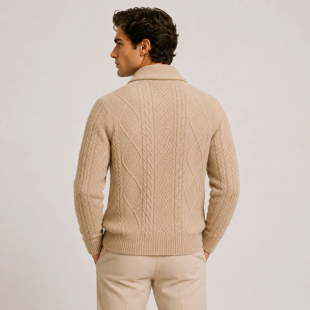Men's Shawl Collar Cardigan