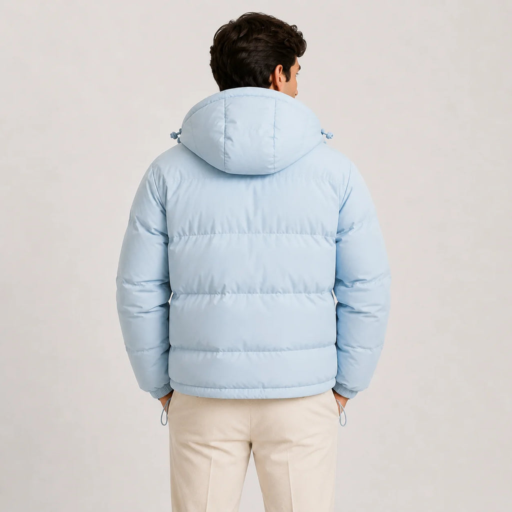 Men's Snap Puffer Jacket