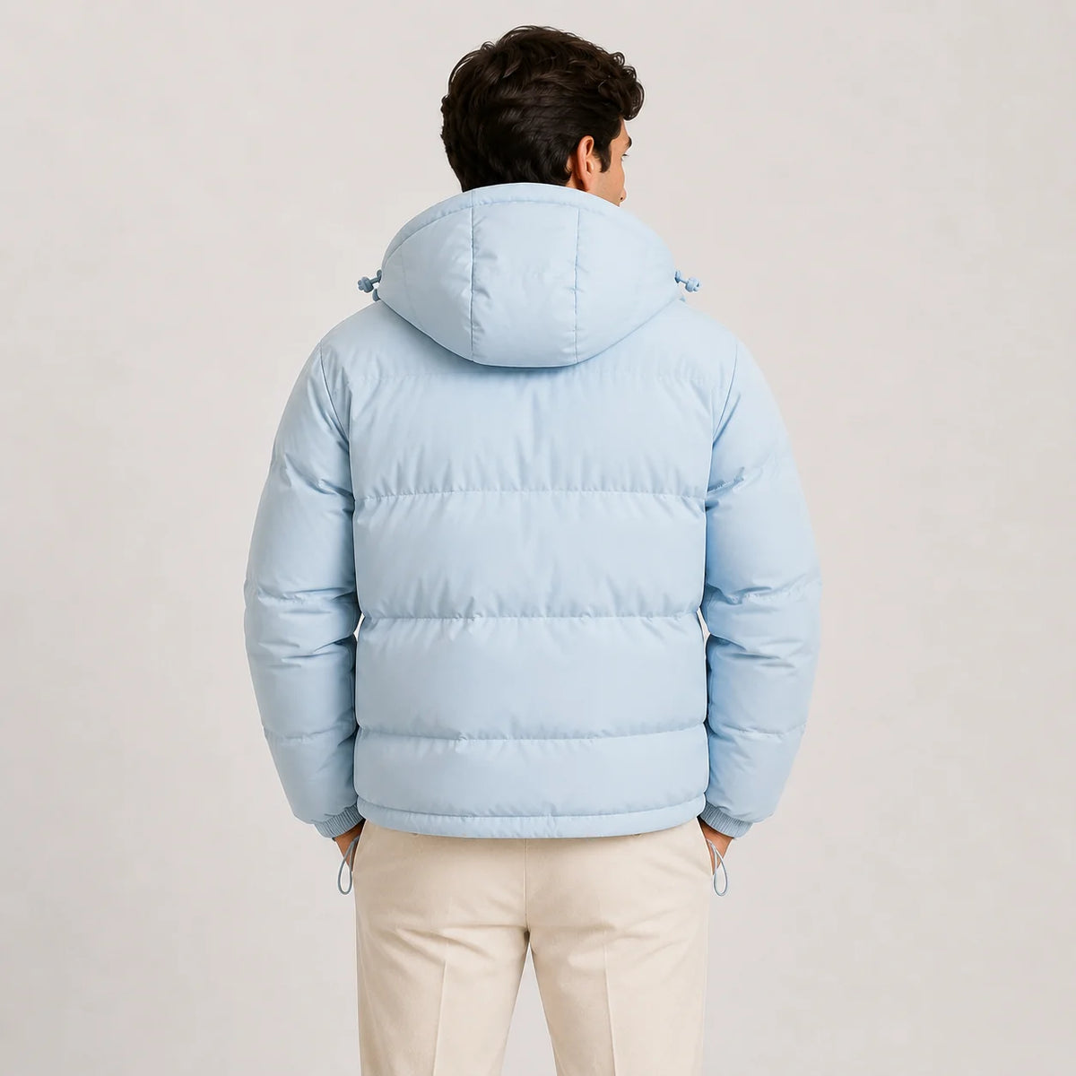 Men's Snap Puffer Jacket