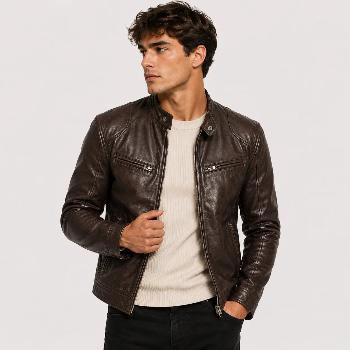 Men's Stand Collar Jacket