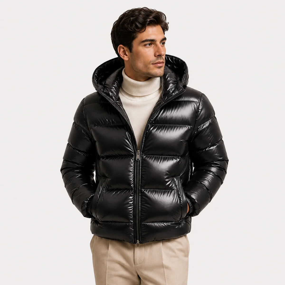 Men's Hooded Puffer Jacket