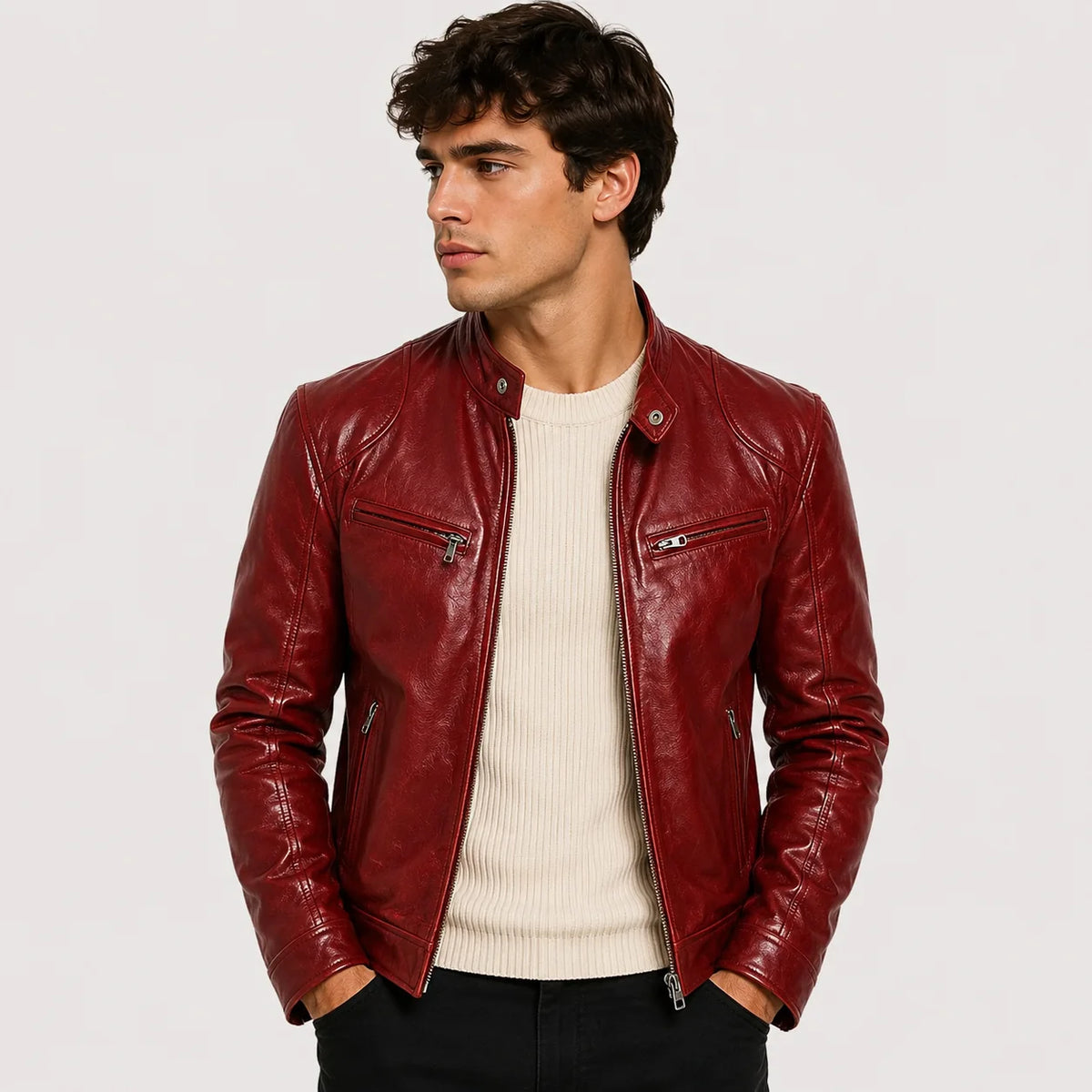 Men's Stand Collar Jacket