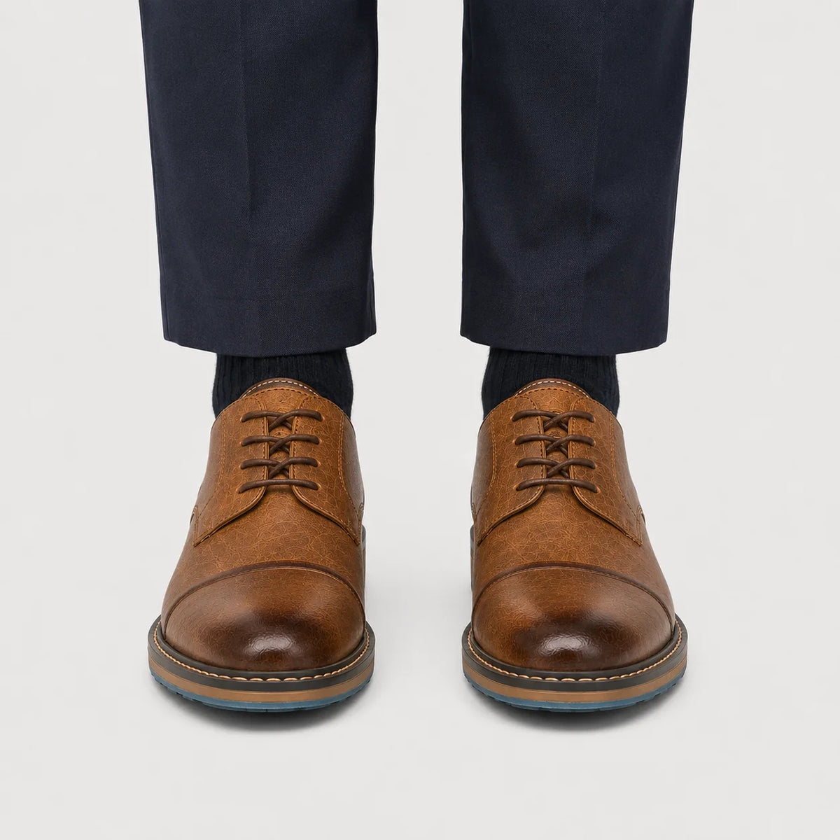 Men's Cap Toe Derby Shoes