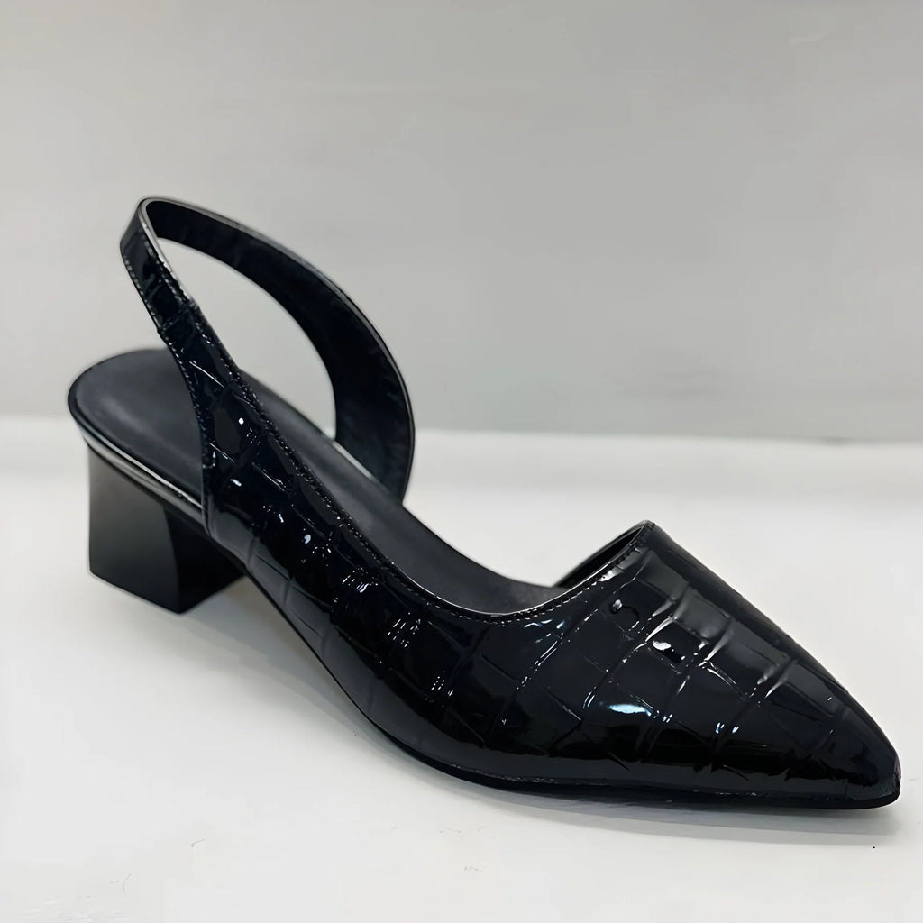 Orthopedic Slingback Block Heels