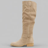 Knee-High Suede Orthopedic Boots