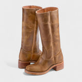 Tall Leather Boots