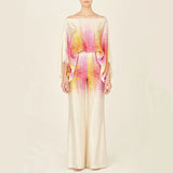 Off-Shoulder Lantern Sleeve Set