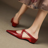 Women's Strappy Pointed Flats