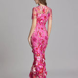 Floral Detail Midi Dress