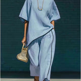 Anila Cropped Pant Set