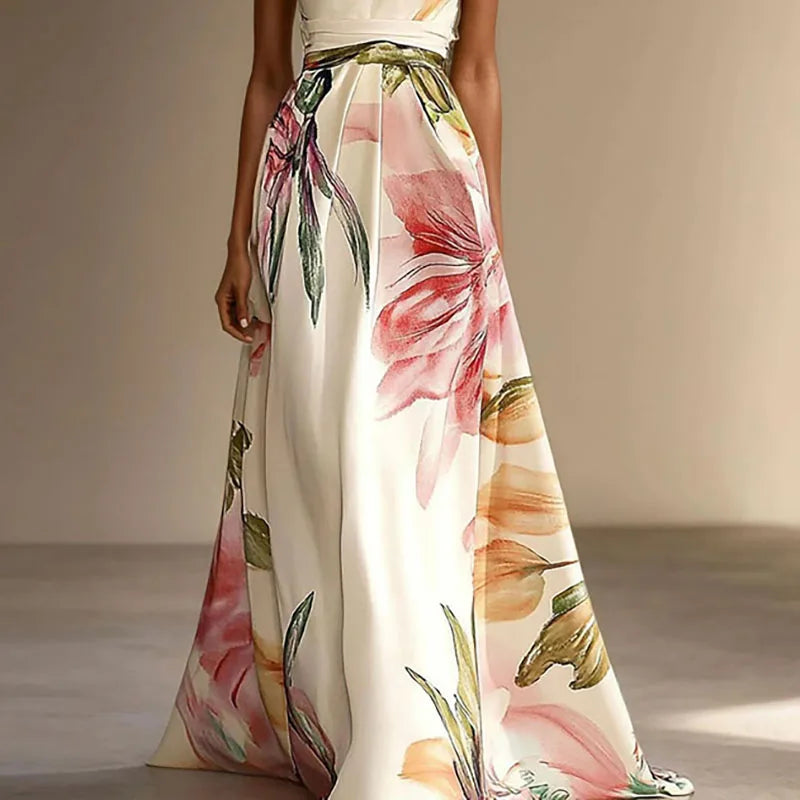 Floral Halter Maxi