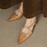 Women's Strappy Pointed Flats