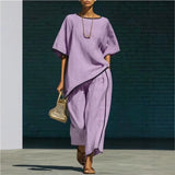 Anila Cropped Pant Set