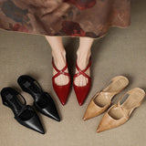 Women's Strappy Pointed Flats