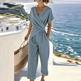 Women's Cropped Wrap Set