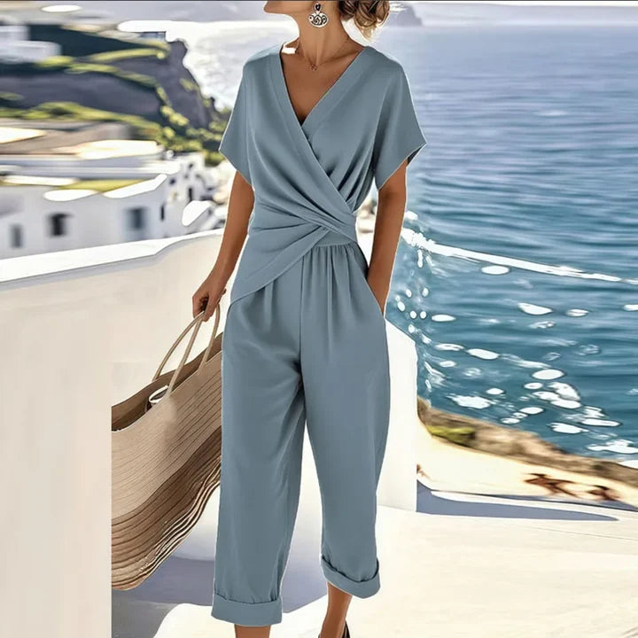 Women's Cropped Wrap Set
