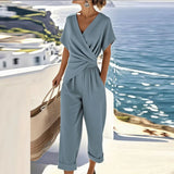 Women's Wrap Trouser Set