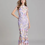 Floral Detail Midi Dress