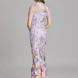 Floral Detail Midi Dress