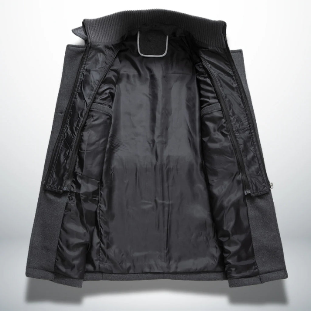 Slim Fit Layered Winter Coat