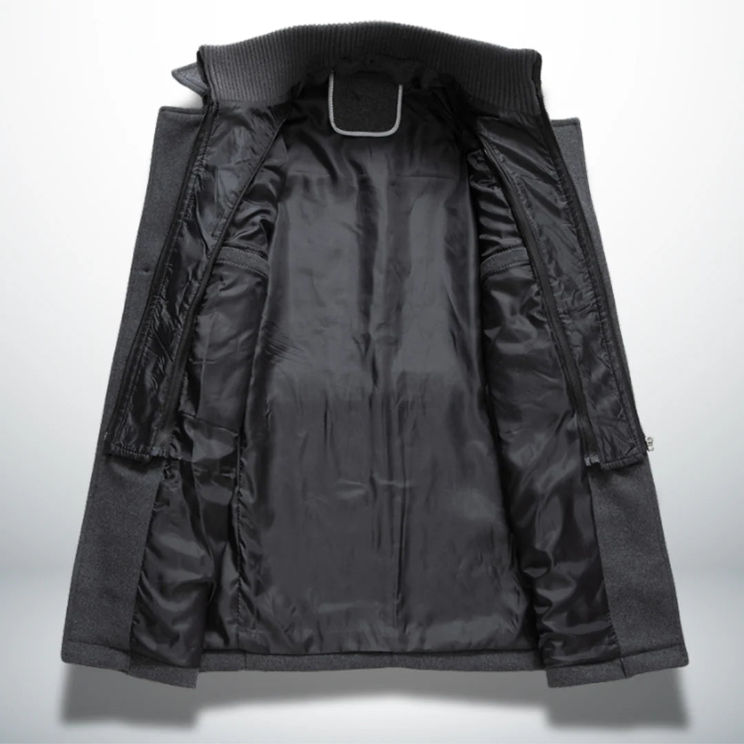 Slim Fit Layered Winter Coat