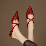 Women's Strappy Pointed Flats