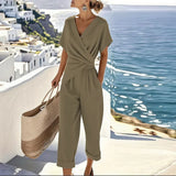 Women's Cropped Wrap Set
