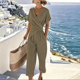 Women's Wrap Trouser Set