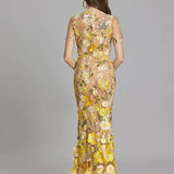 Floral Detail Midi Dress