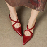Women's Strappy Pointed Flats