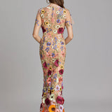 Floral Detail Midi Dress