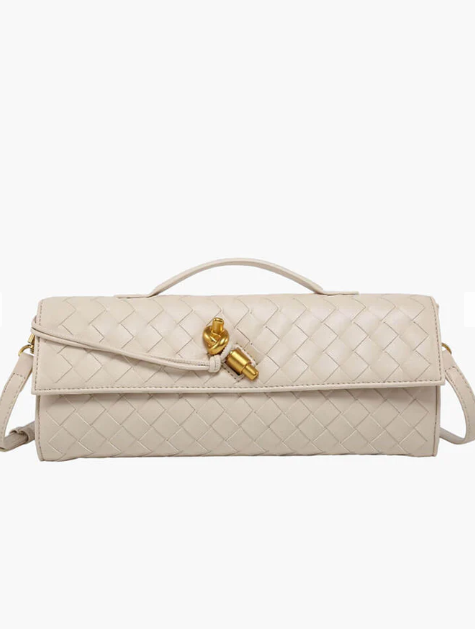 Compact Woven Handbag