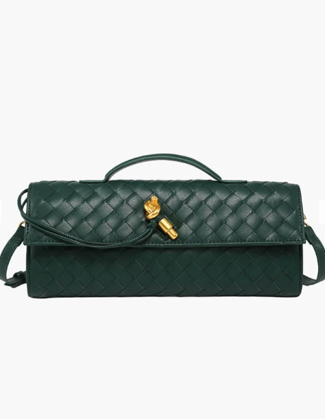 Compact Woven Handbag