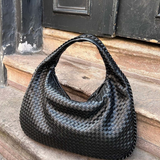 Oversized Woven Shoulder Bag