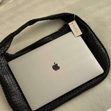 Oversized Woven Shoulder Bag