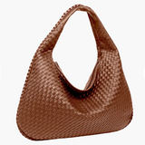 Oversized Woven Shoulder Bag