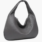 Oversized Woven Shoulder Bag