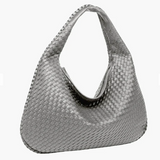 Oversized Woven Shoulder Bag