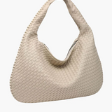 Oversized Woven Shoulder Bag