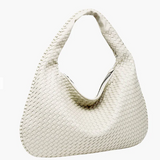 Oversized Woven Shoulder Bag