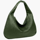 Oversized Woven Shoulder Bag