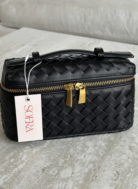 Structured Woven Box Bag