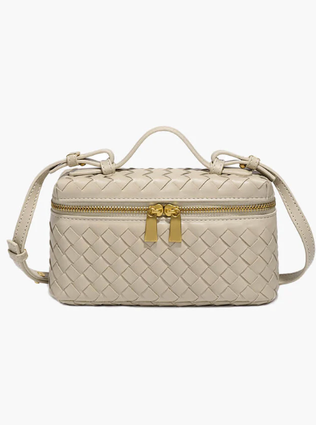 Structured Woven Box Bag