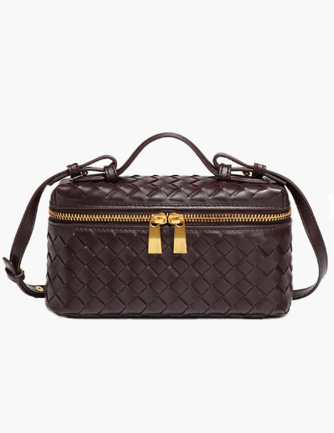 Structured Woven Box Bag