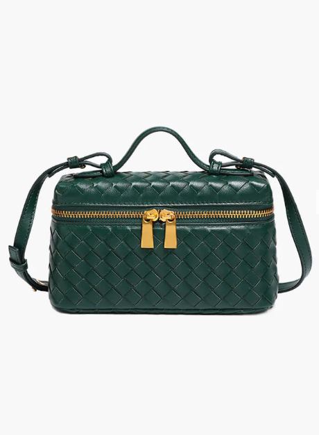 Structured Woven Box Bag