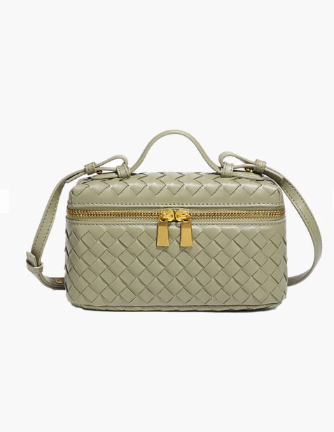 Structured Woven Box Bag
