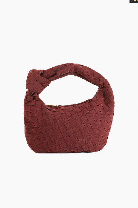 Textured Woven Mini Bag