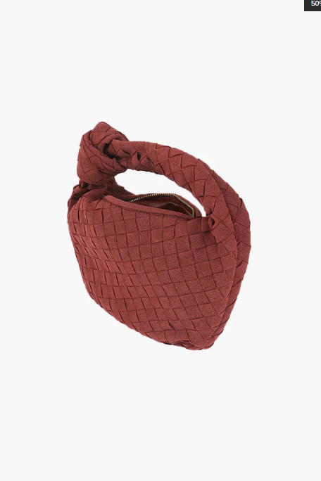 Textured Woven Mini Bag