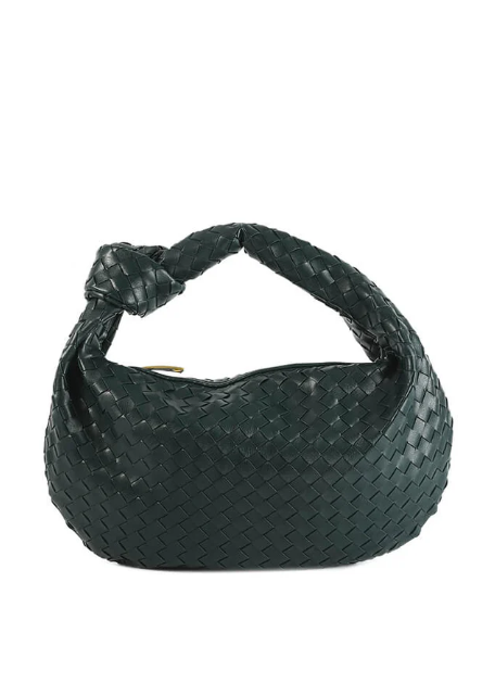 Medium Knotted Handle Woven Bag